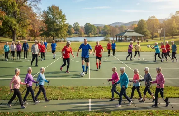 Health and Cardiovascular Benefits of Joining a Walking Sports League